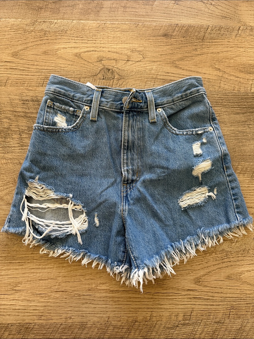 Levi's High-Waist Mom Shorts